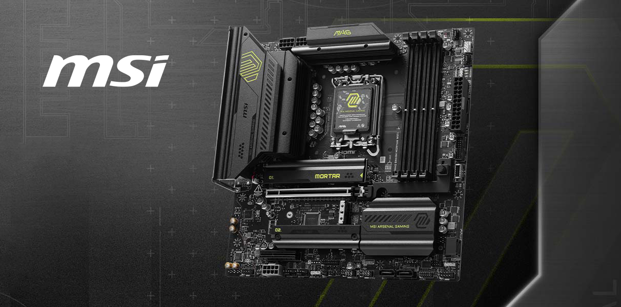MAG B860M MORTAR WIFI Motherboard, mATX - Supports Intel Core